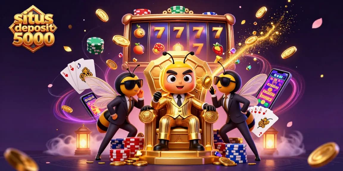 Experience the excitement of situs deposit 5000 with vibrant casino visuals and dynamic gameplay elements.