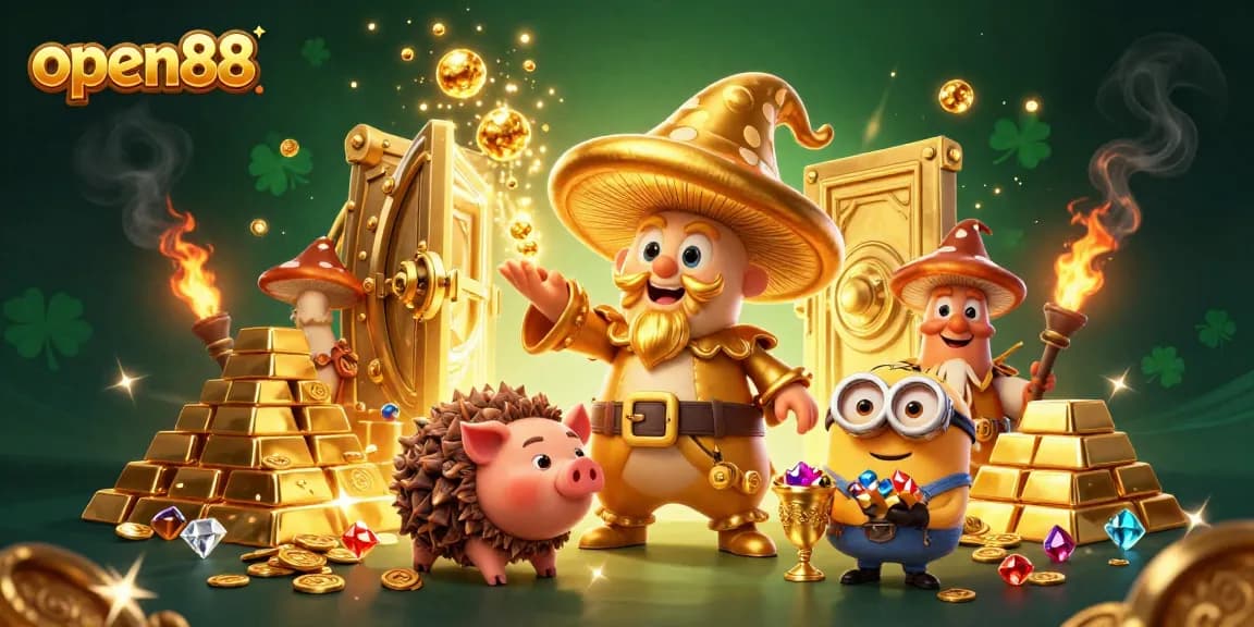 Spin to win with open88's magical casino experience featuring riches galore!