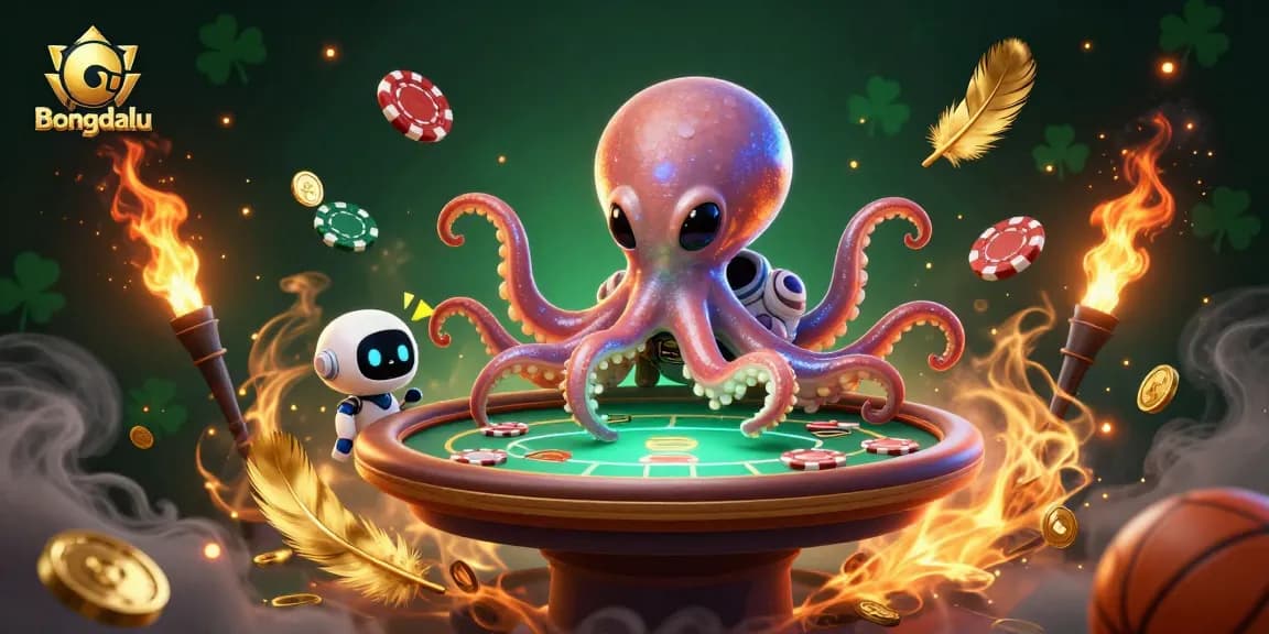 Engage with bongdalu as alien characters celebrate sports betting with interactive holographic games.