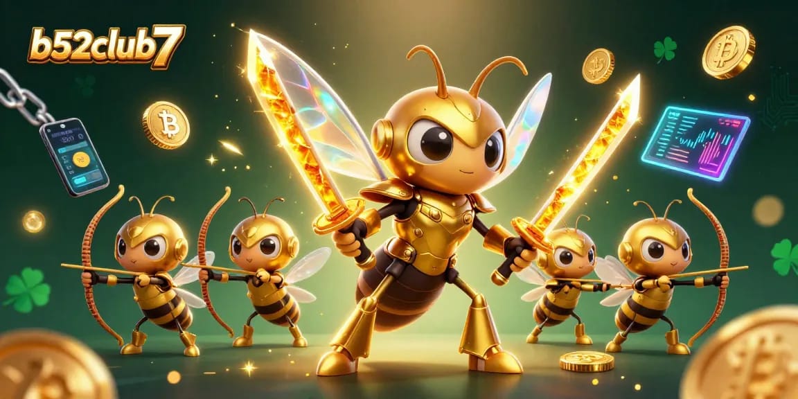Experience the thrilling world of b52club7, where a golden hornet samurai and bee archers unite for epic gameplay.