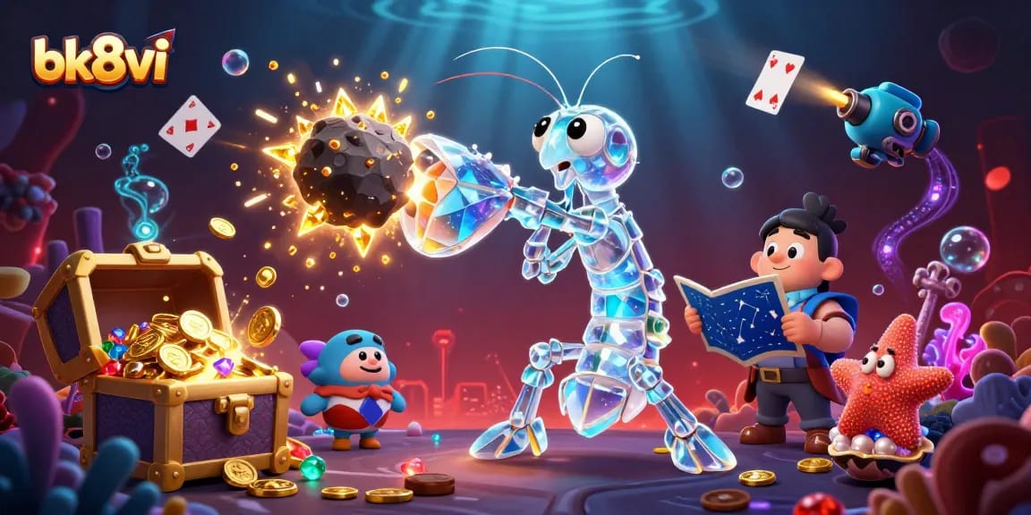 Engage in thrilling gameplay at bk8vi with dynamic 3D casino action and colorful gems.
