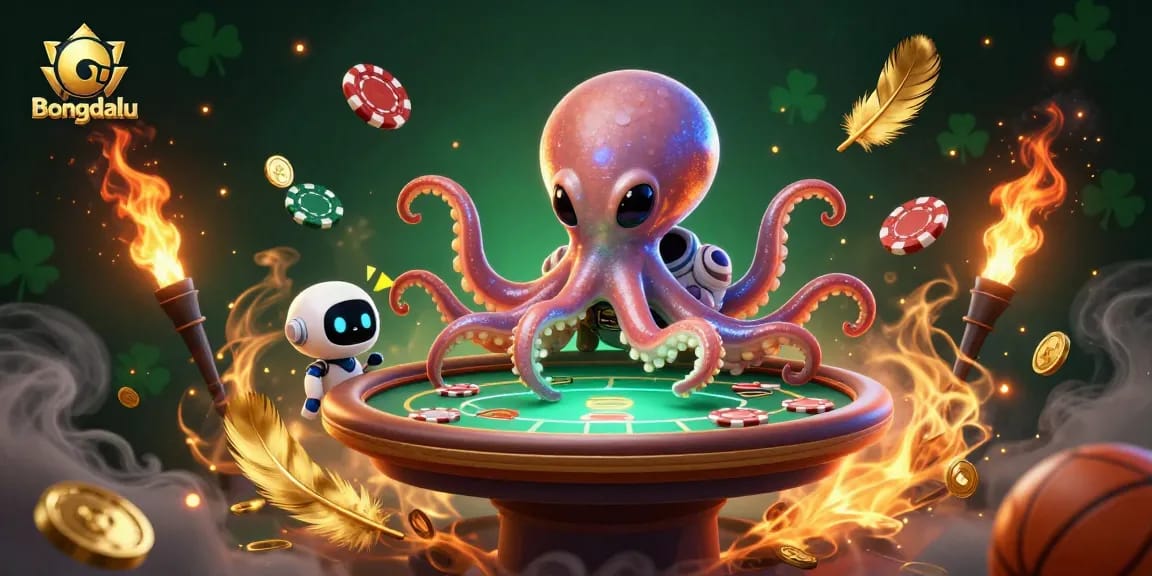 Engage with bongdalu as alien characters celebrate sports betting with interactive holographic games.