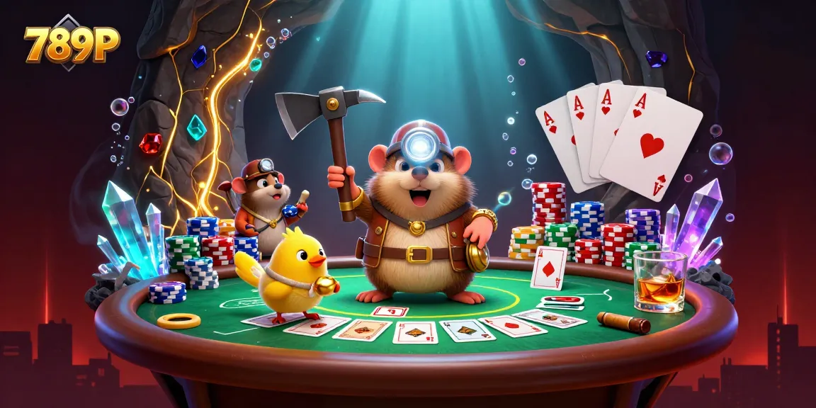 Immerse in the thrilling world of 789P as a treasure hunter mole and canary search for gems while surrounded by poker action.