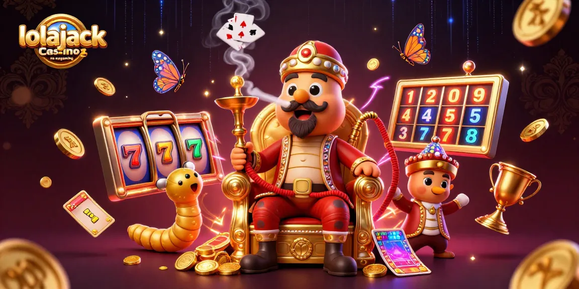 Experience thrilling action at lolajack casino no wagering with vibrant 3D casino elements and attractive characters.