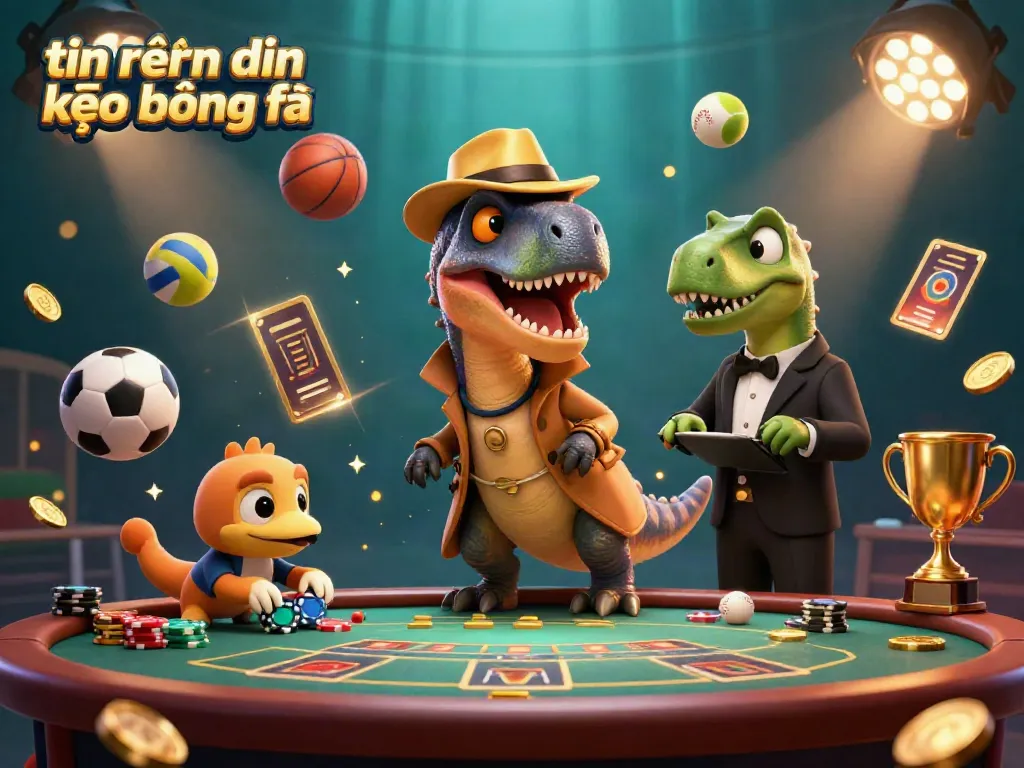 Experience thrilling betting moments with tin nhận định kèo bóng đá in a vibrant casino scene filled with dynamic sporting action.