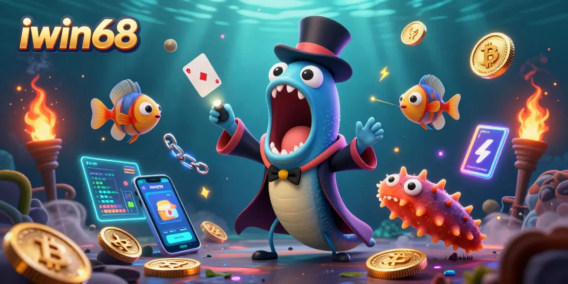 Experience thrilling gameplay at iwin68 with glowing coins and dynamic underwater magic.