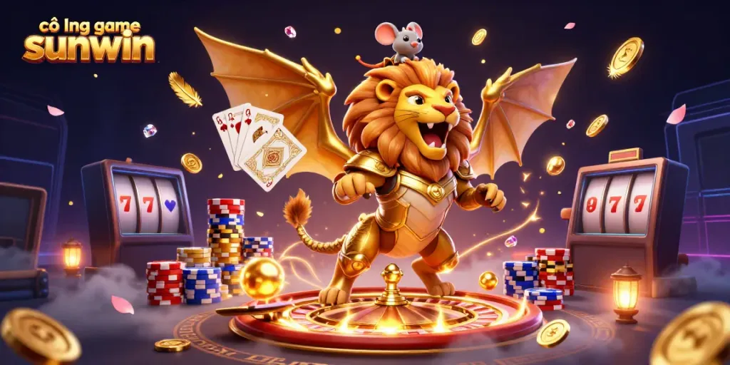 Experience the thrill at cổng game sunwin with dynamic casino elements and vibrant characters.