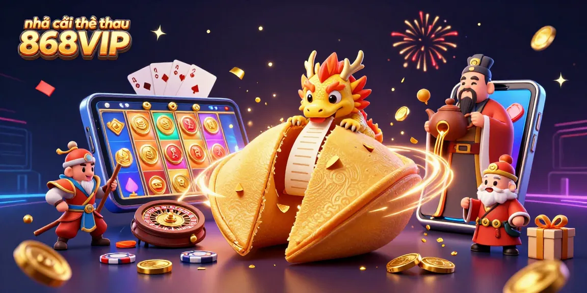 Engage in exciting gaming adventures at nhà cái thể thao 868VIP with a vibrant casino illustration.