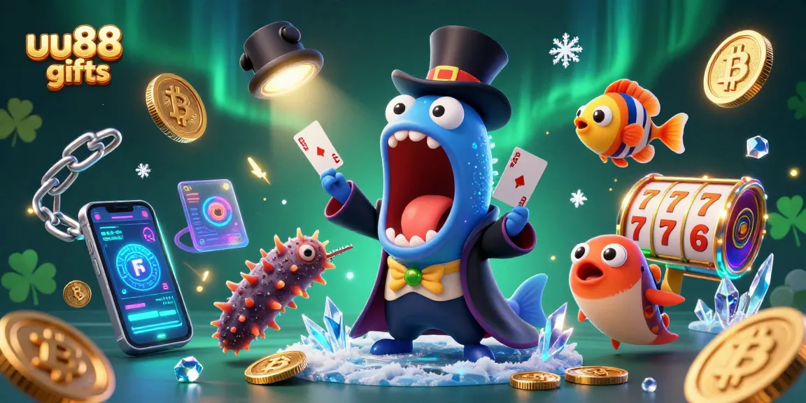 Engage with the thrilling magic of gambling at uu88 gifts, featuring vibrant sea characters and dynamic gaming elements.