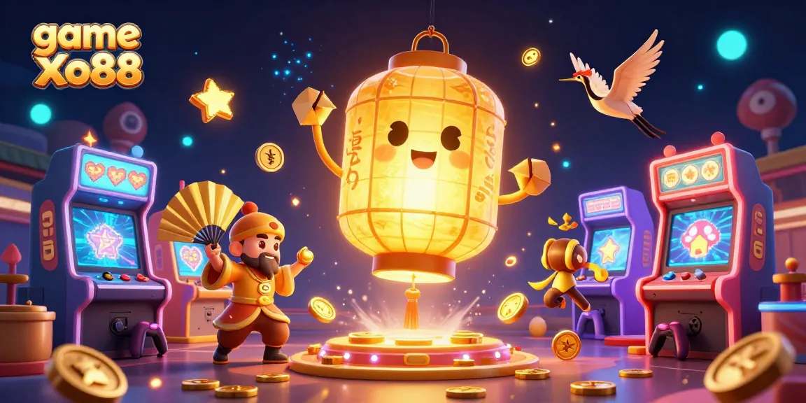 Engage with exciting game Xo88, a magical night market casino filled with vibrant characters and vibrant gaming elements.