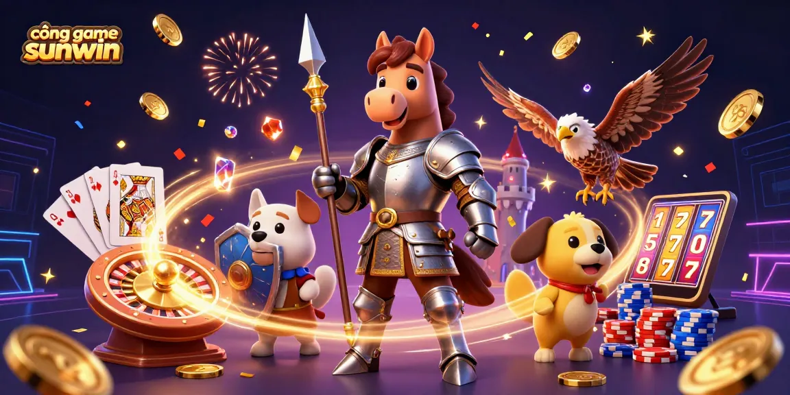 Experience the engaging world of cổng game sunwin with dynamic characters and vibrant casino elements.