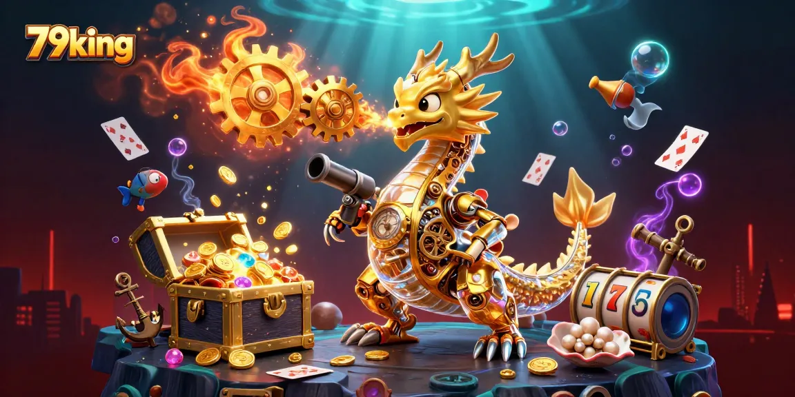 Engage in thrilling gameplay at 79king with vibrant underwater casino elements and mythical creatures.